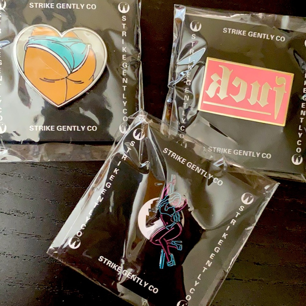 Strike Gently Pins: The Girly Bundle